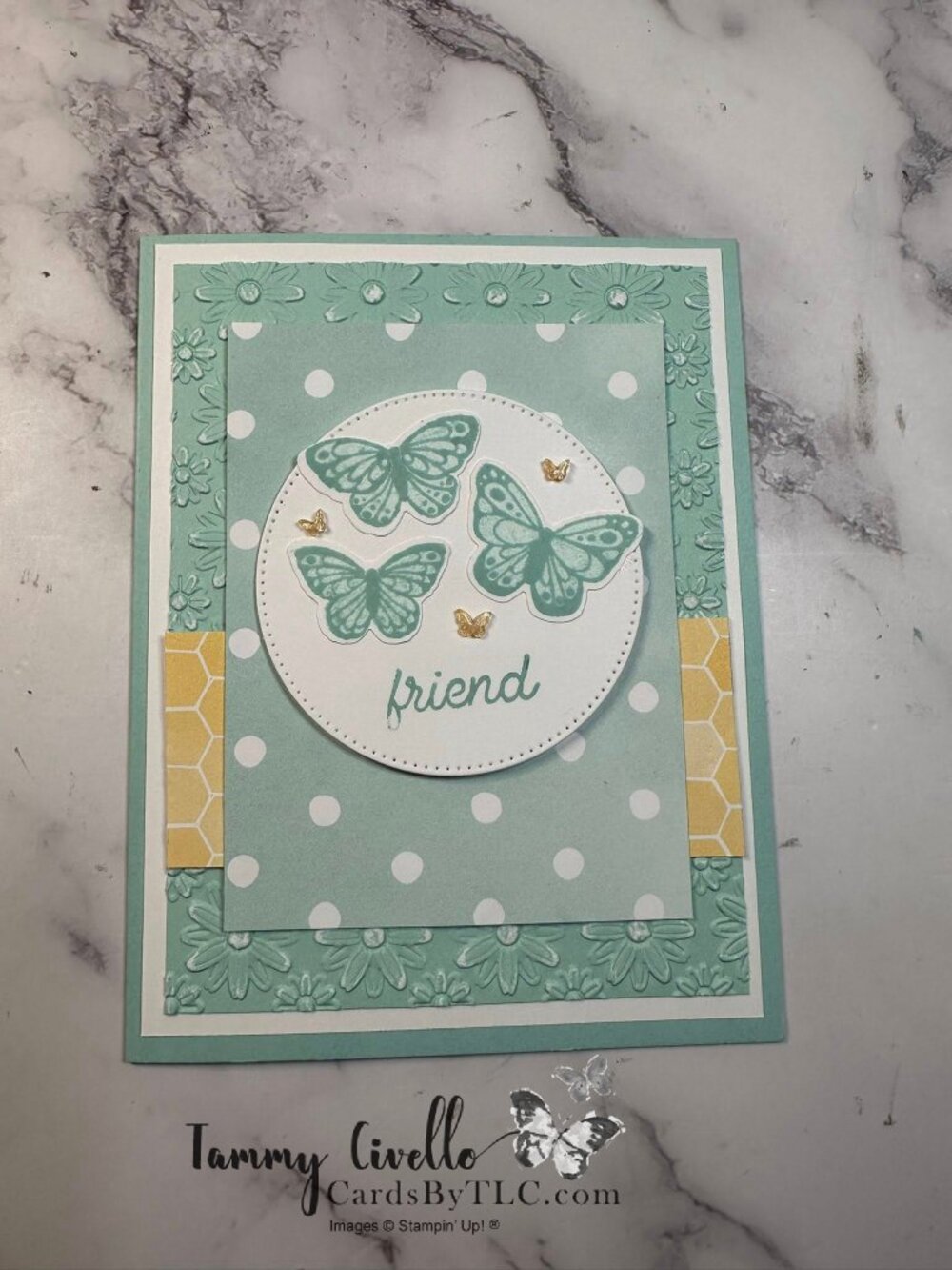 Friendship Card- Hand Crafted By Me
